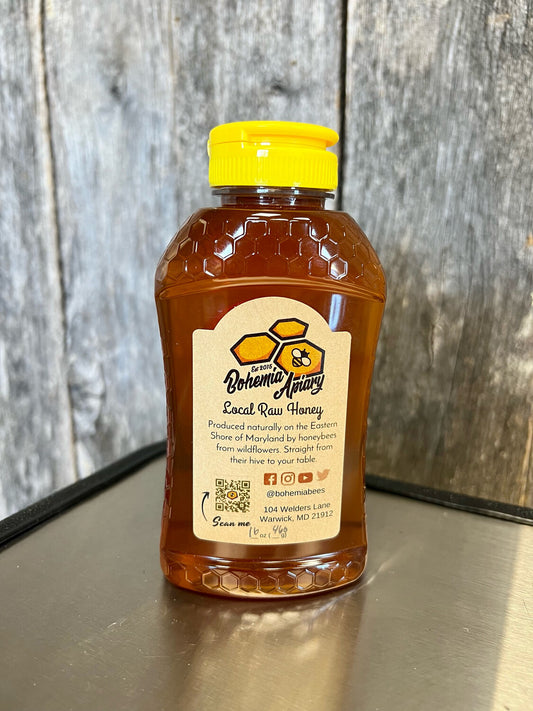 Bohemia Bee Raw Wildflower Honey 1lb (2025 Warwick MD)
