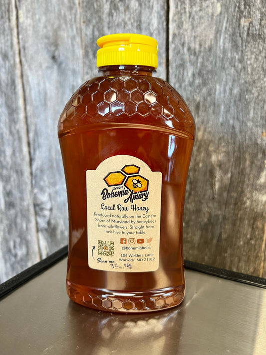Bohemia Bee Raw Wildflower Honey 2lb (2025 Warwick MD)